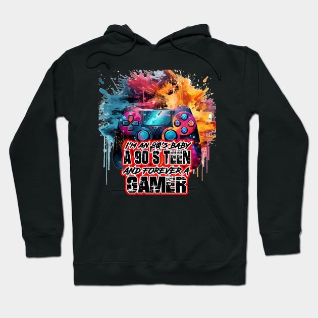 80's Baby Gamer Hoodie by ABSOLUTE OMEGA